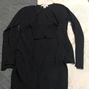 Sharon young decorative cardigan with turtleneck